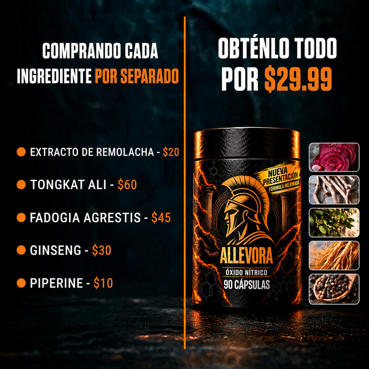 Óxido Nítrico Triple Vía, Reactiva tu Circulación Natural