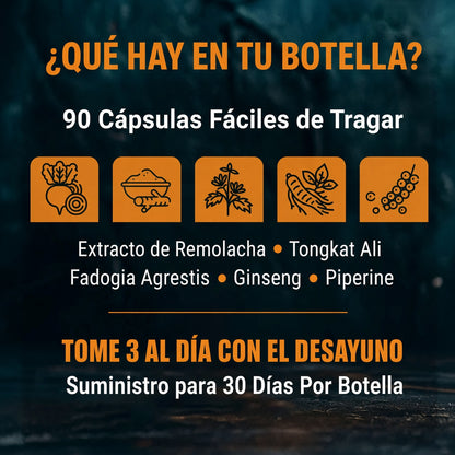 Óxido Nítrico Triple Vía, Reactiva tu Circulación Natural
